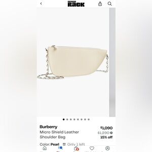 NWT Burberry Micro Shield FLASH SALE